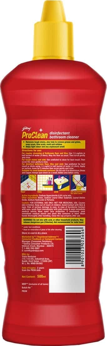 Godrej Proclean Bathroom Cleaner - 500ml