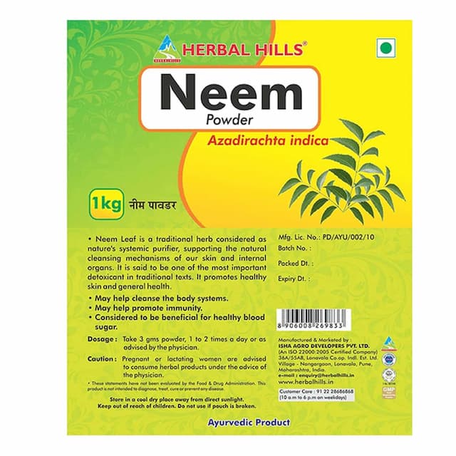 Herbal Hills Neem Powder 1000 Gm