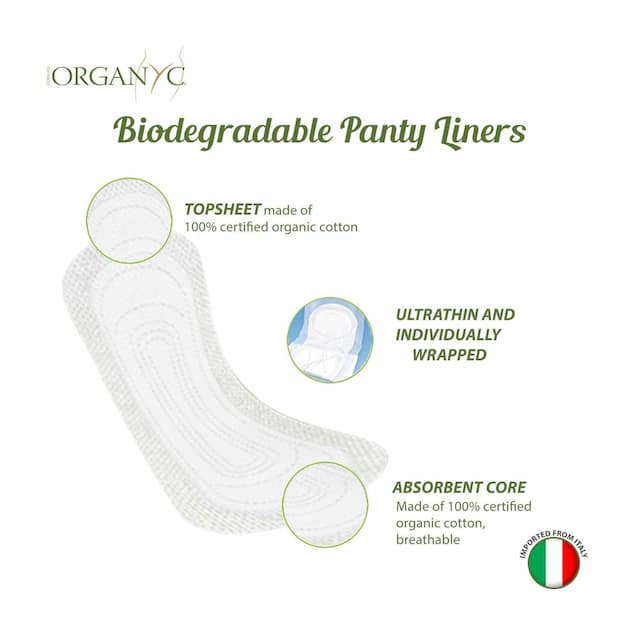 Organyc Pantyliners Ultra Thin Light Flow 24