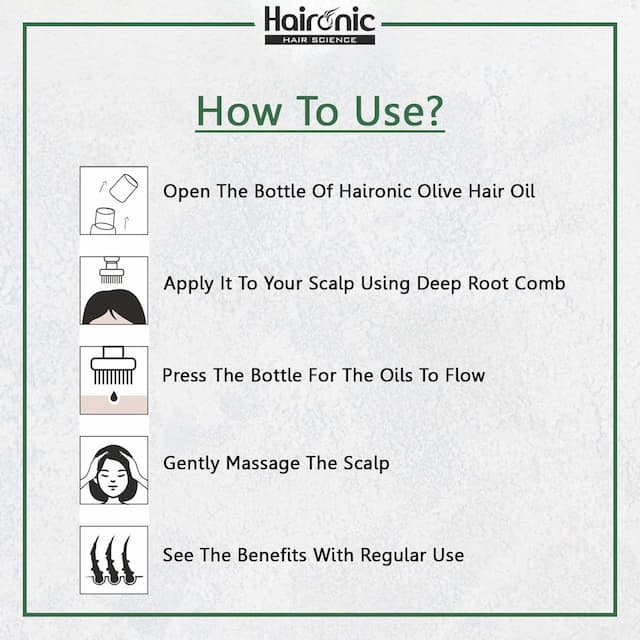 Haironic Hair Science Olive Hair Oil - 100ml