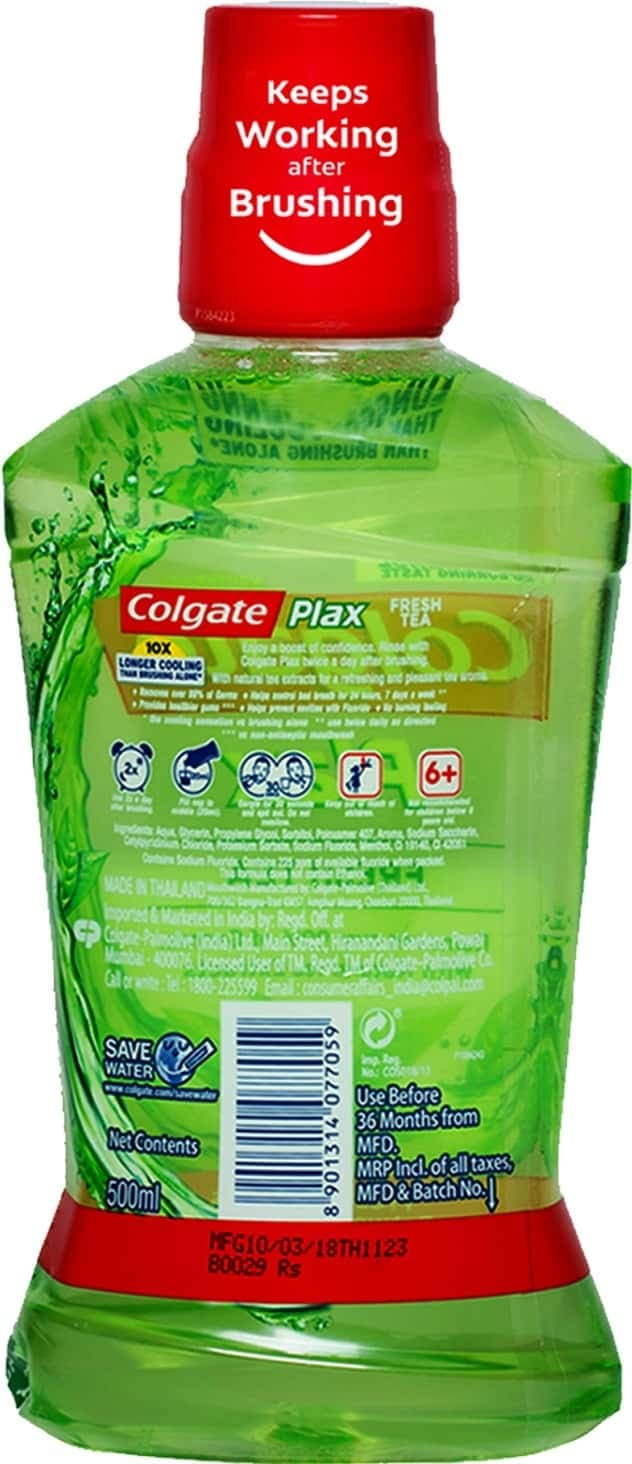 Colgate Plax Fresh Tea Mouth Wash 500 Ml
