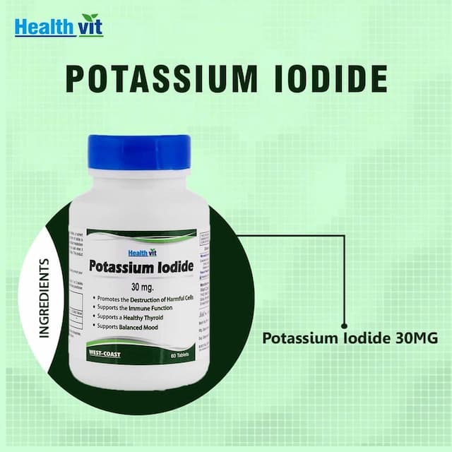 Healthvit Potassium Iodide 30mg - 60 Tablets