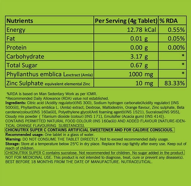 Chicnutrix Complete Skin Nutrition - Glutathione & Vitamin C For Spotless Skin - 2x20 Tabs