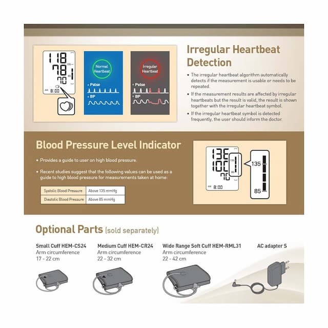 Omron Hem-7200-Ap3(Jp1) Blood Pressure Monitor 1