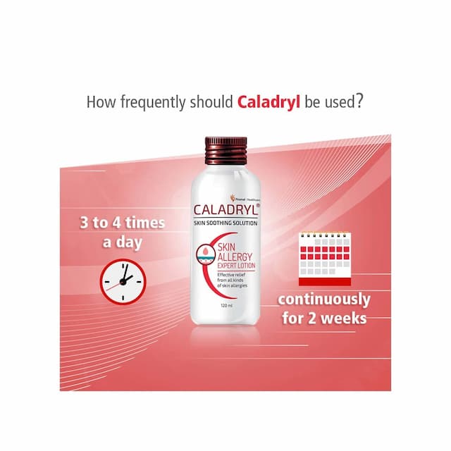 Caladryl Skin Allergy Expert Calamine Lotion- Skin Soothing Solution - 60 Ml