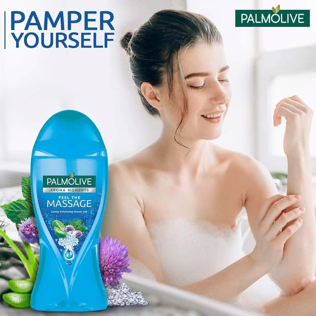 Palmolive Shower Gel 250 Ml Feel The Massage Body Wash - Imported