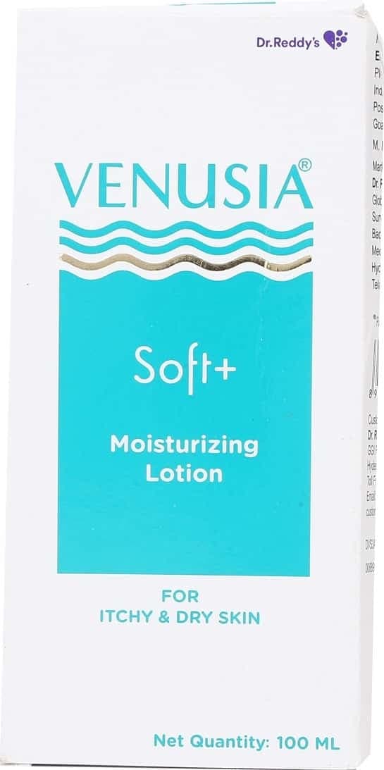Venusia Soft +, Moisturizing Lotion For Sensitive Skin, Relieves Excessive Dryness & Itching, 100ml