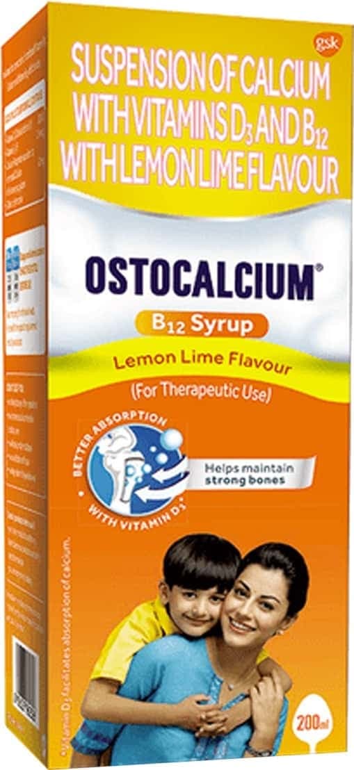 Ostocalcium Lemon Lime Flavour Syrup 200ml