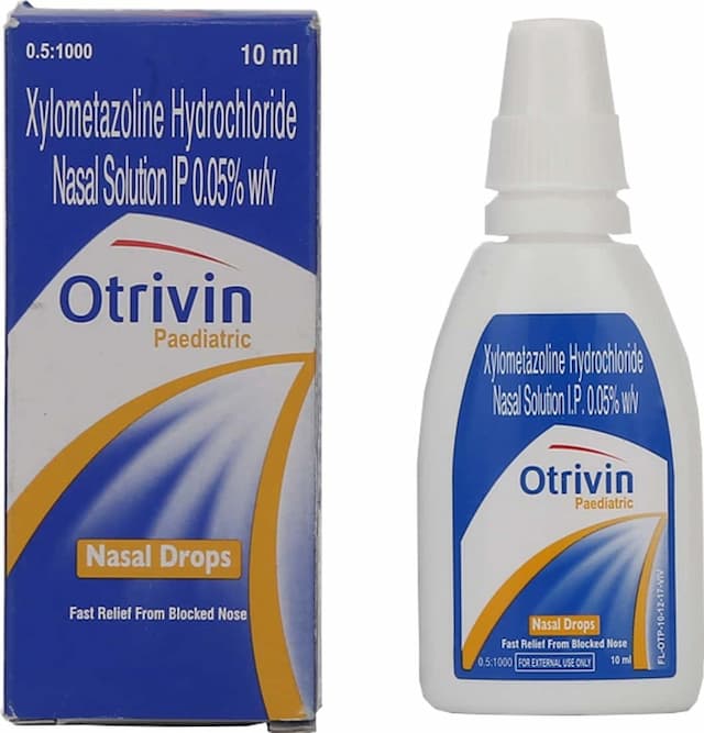 Otrivin Paediatric 0.05 % Nasal Drops 10 Ml