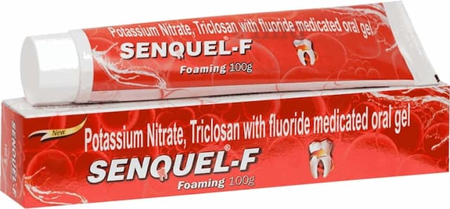New Senquel F Foaming Tube Of 100gm Oral Gel