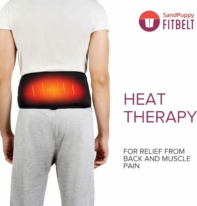 Sandpuppy Fitbelt - Portable And Wireless Heating Pad For Back Pain Relief