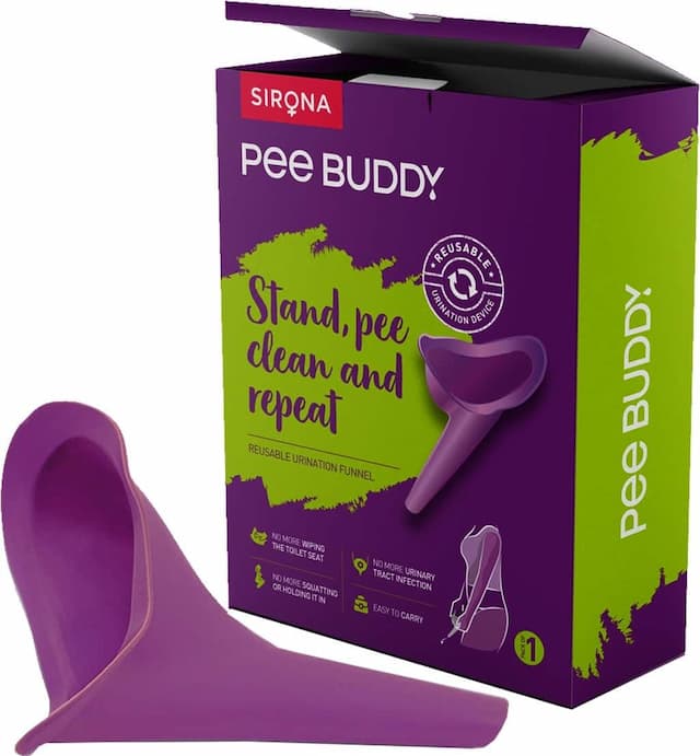 Peebuddy Stand & Pee Reusable Device For Women Helps During Arthritis Pregnancy & Trips Pack Of 1