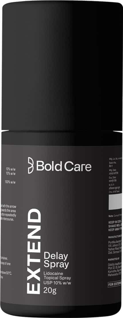 Bold Care Extend Delay Spray For Men - With Lidocaine 10% (20g)