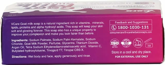 Vcare Goat Milk Soap -75g Each - Pack Of 3