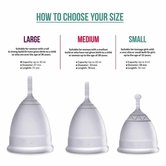 Sirona Pro Reusable Menstrual Cup For Women - Small