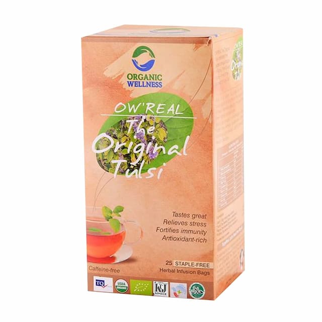 Organic Wellness Owreal Original Tulsi Tea 25 Bag