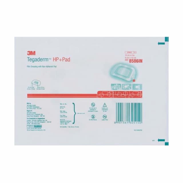3m Tegaderm Hp+Pad Dressing 8586 (Pack Of 25)
