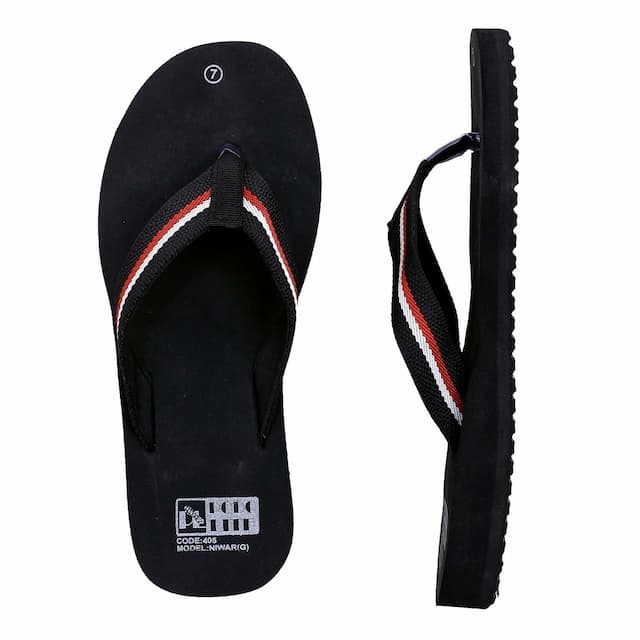 Podolite 405 Niwar Gents Black Size 7 Slippers 1