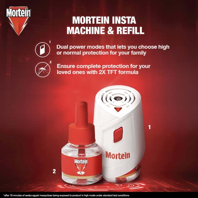 Mortein Insta Refill - 35ml + 25% Extra