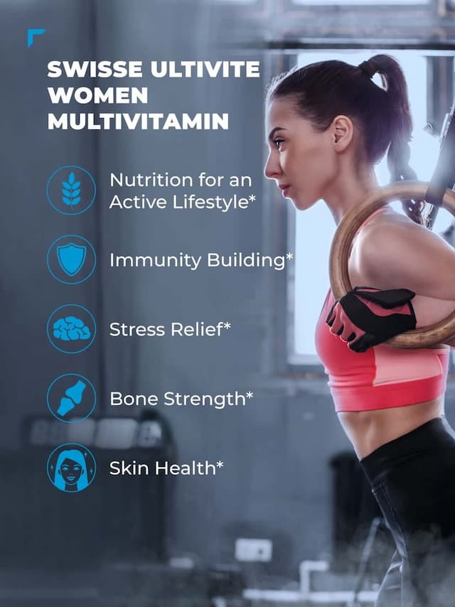 Swisse Ultivite Women'S Multivitamin For Energy Stamina Vitality And Mental Performance - 60 Tablets