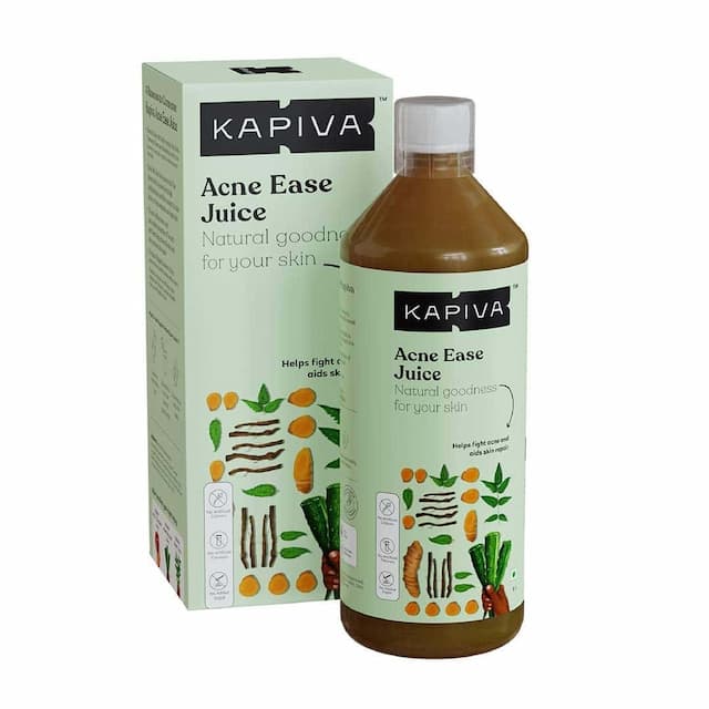 Kapiva Acne Ease Juice 1l - Ayurvedic Juice For Acne Control | 4 Ayurvedic Herbs