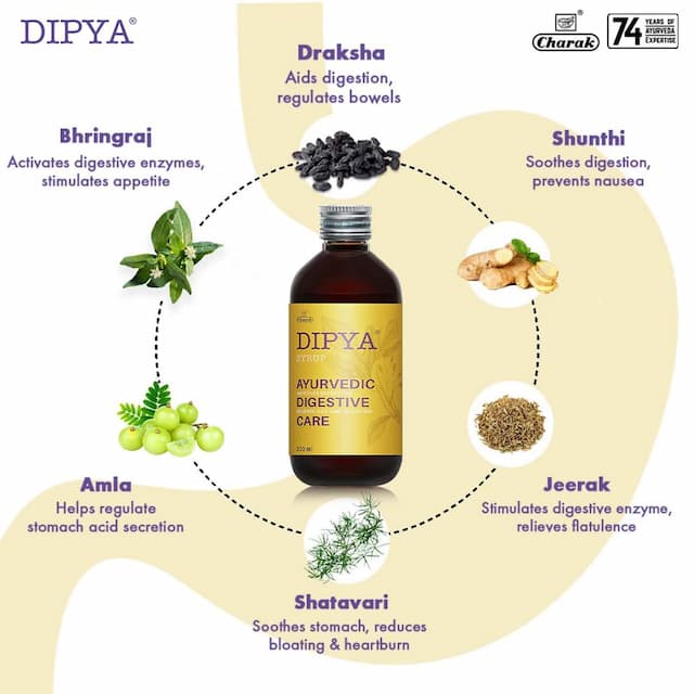 Dipya Ayurvedic Digestive Syrup - 200ml