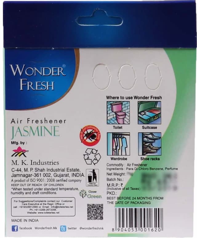 Wonder Fresh Air Freshener Jasmine 100gm
