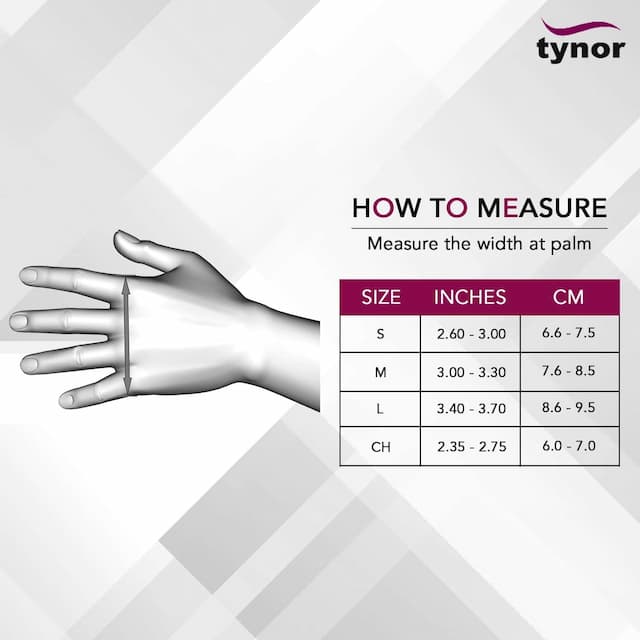 Tynor E 29 Hand Resting Splint Right/Left Size Medium