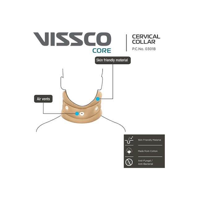 Vissco Cervical Collar With Chin Support Small