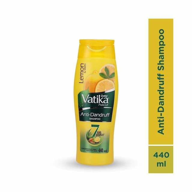 Dabur Vatika Anti Dandruff Shampoo 440 Ml