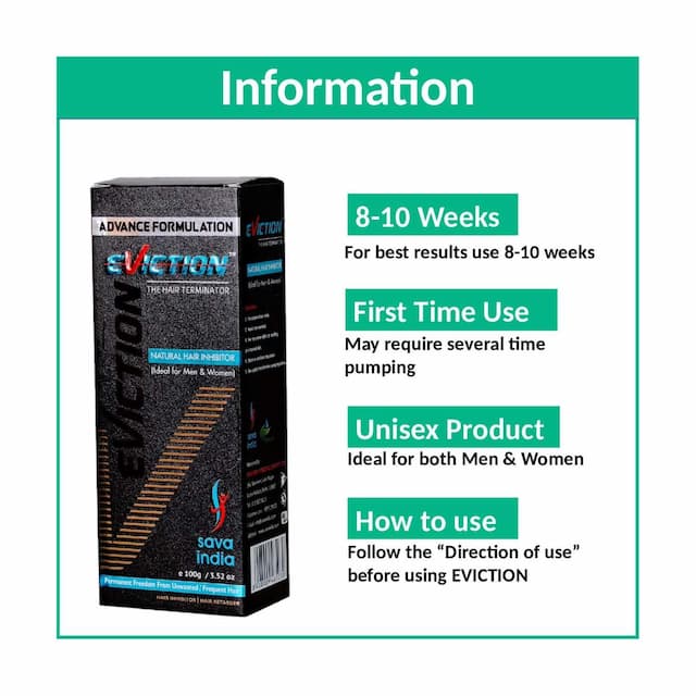 Eviction Permanent Hair Inhibitor 100 Gm