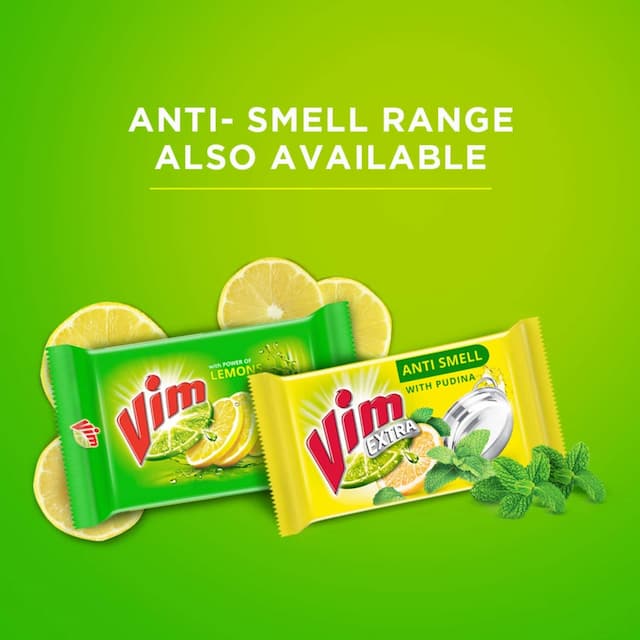 Vim Dishwash Bar Lemon - 135g