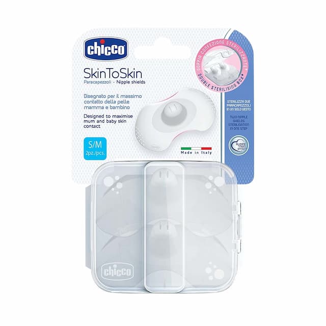 Chicco New Nipple Shields Small To Medium Silicone
