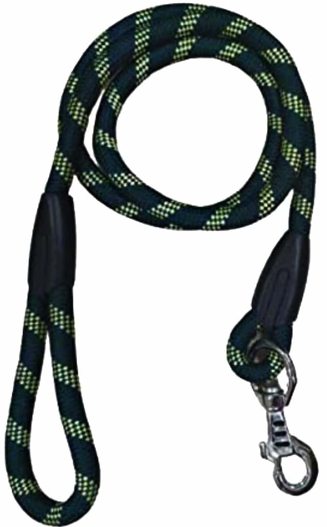 Pawcloud Dog Rope Leash, 6 Ft, Extra Large, Green - 72 Inch, For Large & Giant Dogs