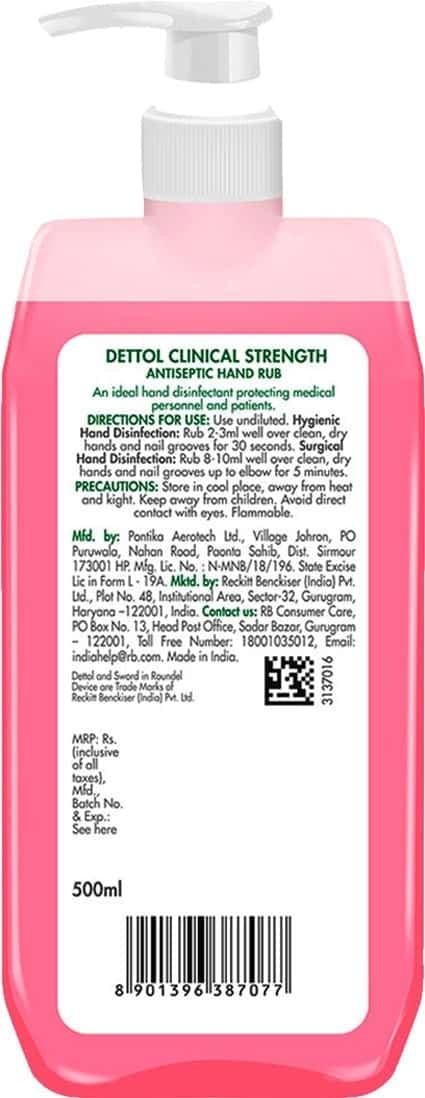 Dettol Disinfection Kit (Clinical Strength Sanitizer, Disinfectant Wipes & Disinfection Spray)