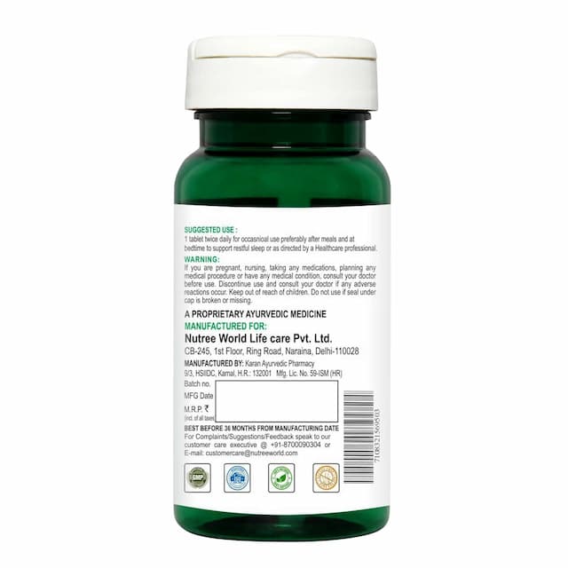 Nutree Pure Anti Stress Tab For Stress Relief Tablet 60