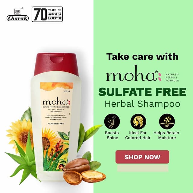 Moha Sulfate Free Herbal Shampoo 100ml