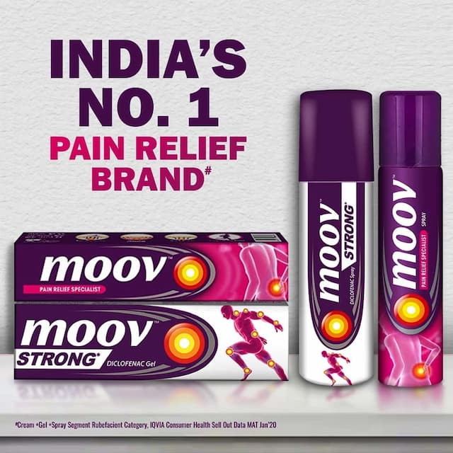 Moov Strong Diclofenac Pain Relief Gel - 50g