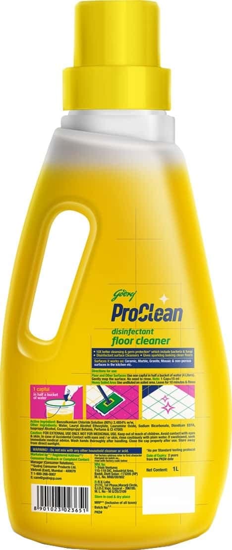 Godrej Proclean Floor Cleaner Citrus - 1l