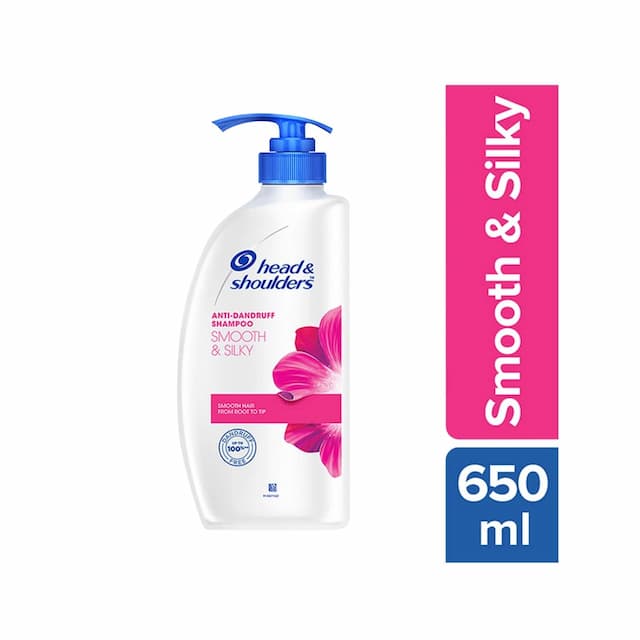 Head And Shoulders Anti Dandruff Shampoo Smooth And Silky Shampoo 650 Ml Shampoo 650 Ml