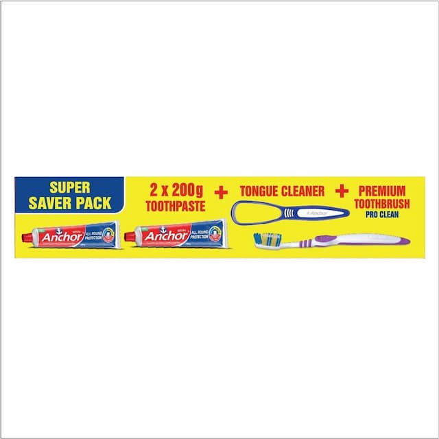 Anchor All Round Protection Tooth Paste (200 Gm X 2)