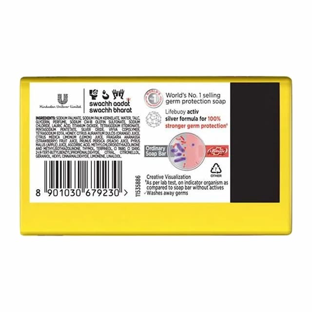 Lifebuoy Lemon Fresh Germ Protection Soap 125 Gm