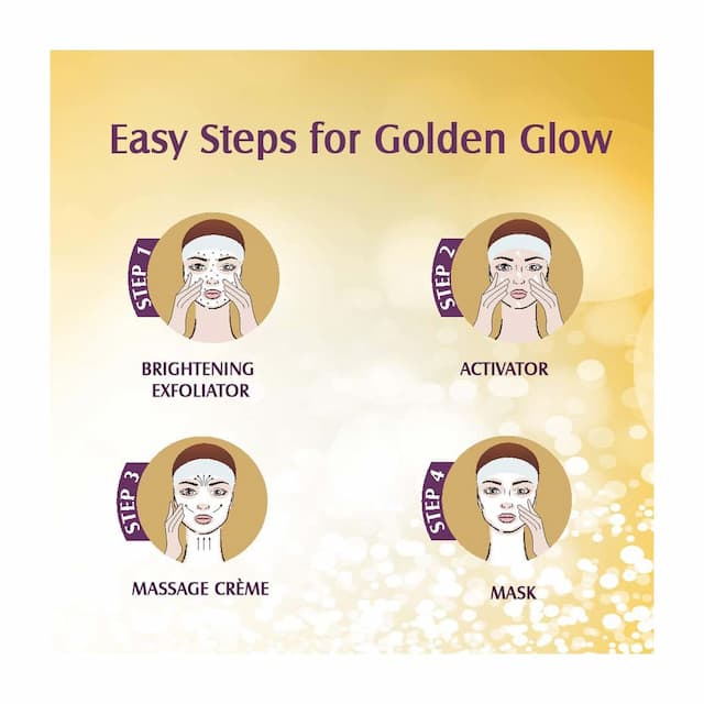 Lotus Radiant Gold Cellular Glow 4 In 1 Facial Kit