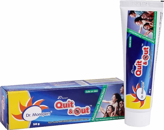 Dr Morepen Quit & Out Mosquito Repellent Cream - 50gm