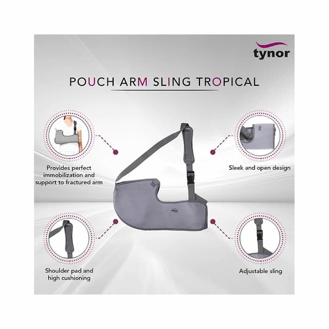 Tynor C 01 Pouch Arm Sling Tropical Belt Size Medium