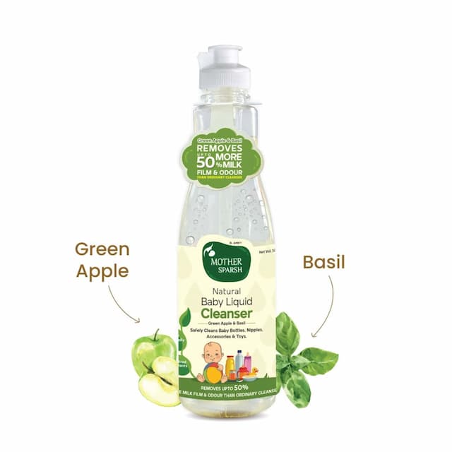 Mother Sparsh Natural Baby Liquid Cleanser Cleanser -500ml