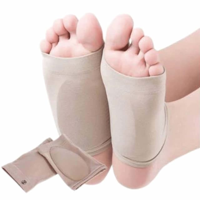 Skudgear Footcare Plantar Fasciitis Arch Support Sleeve Cushion Heel Spurs Neuromas Free Size 1 Pair