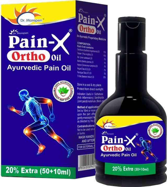 Dr. Morepen Pain-X Ortho Oil For Joint, Neck & Back Pain Relief - 60ml