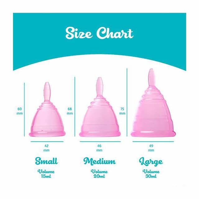 Sannap Fda Approved Reusable Menstrual Cup With Medical Grade Silicone Small (Pink)