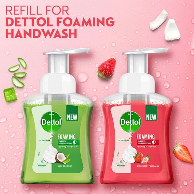 Dettol Strawberry Foaming Handwash Refill - 700ml